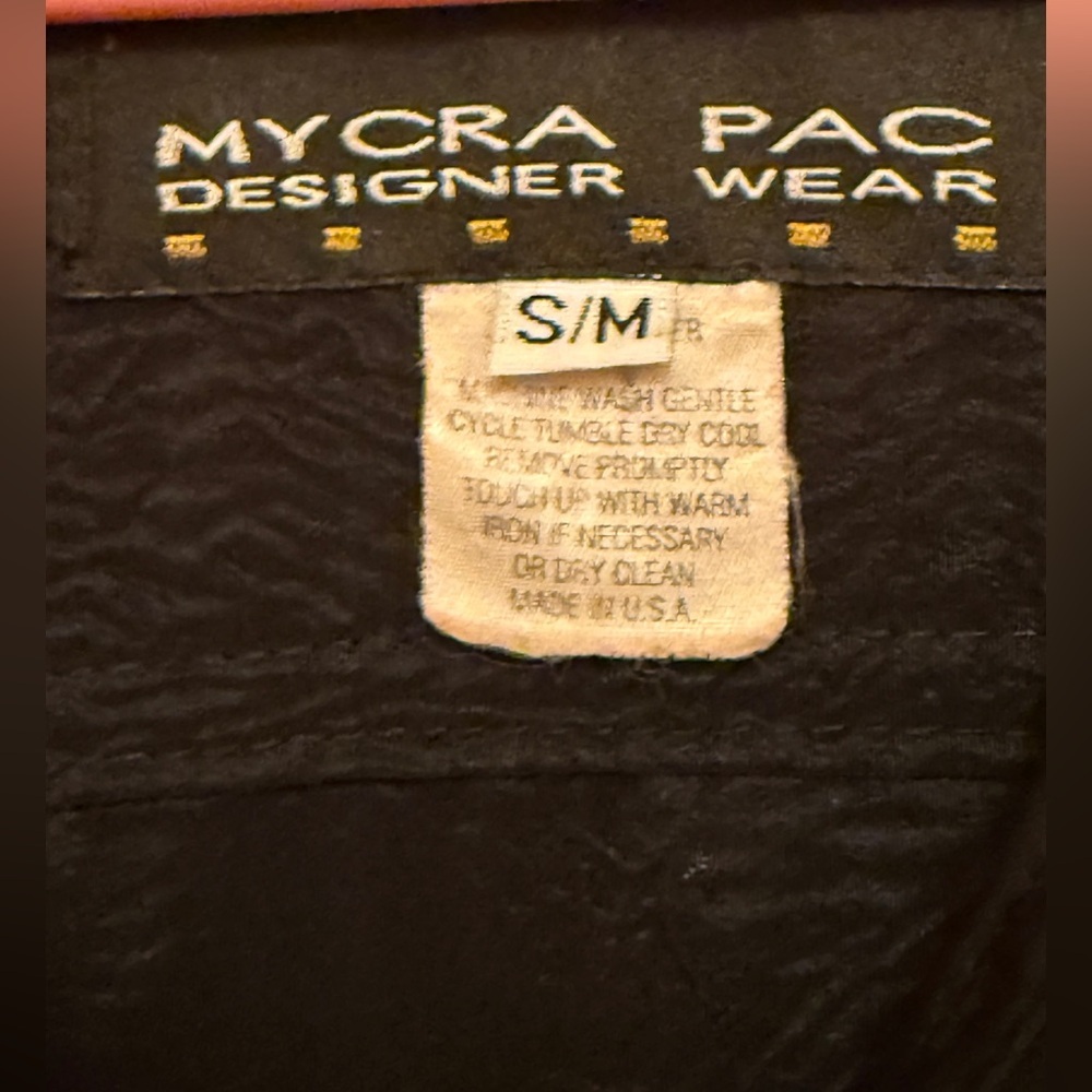 Mycra Pac Designer Wear Y2K Long Raincoat - Picture 5 of 5